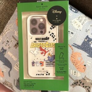 NWT Kate Spade Aristocats IPhone 14 Pro case
